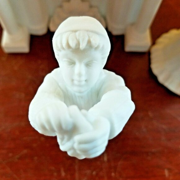 Depart 56 Decorating The Mantle Silhouette White 5 Pc Porcelain Cheryl Johnson - Picture 3 of 12